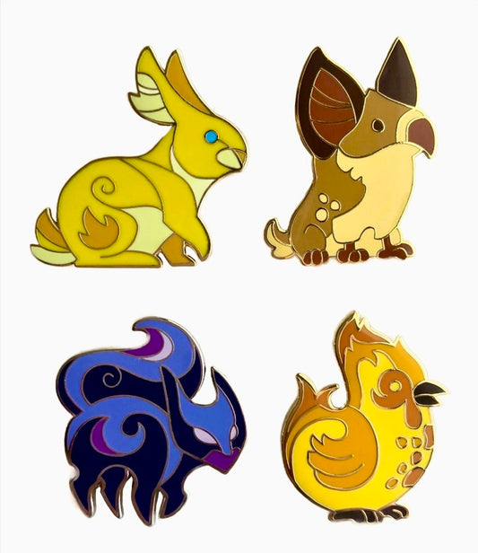 4-Pet Pin Set
